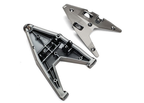 Traxxas 8533X Lower Left Suspension Arm, Insert, Chrome Plated, UDR