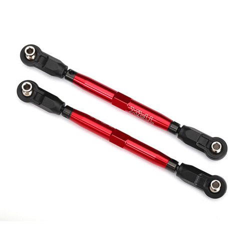 Traxxas 8547R Front Aluminum Toe Links, Red