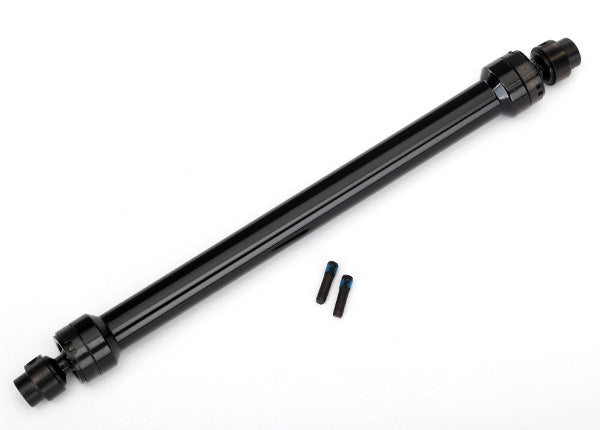 TRA8555 8555 Center Rear Aluminum Driveshaft, Black