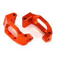 TRA8932A 8932A Aluminum Left & Right Caster Blocks, Orange