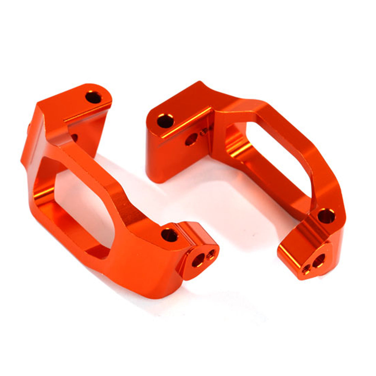 TRA8932A 8932A Aluminum Left & Right Caster Blocks, Orange