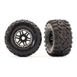 TRA8972 8972 Maxx AT Tires, Maxx Wheels, 17mm Splined, Black