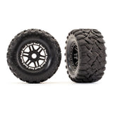 TRA8972 8972 Maxx AT Tires, Maxx Wheels, 17mm Splined, Black