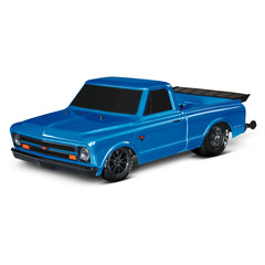 TRA94076-4-BLUE 94076-4 1967 Chevrolet Drag Slash 1/10 Truck, Blue