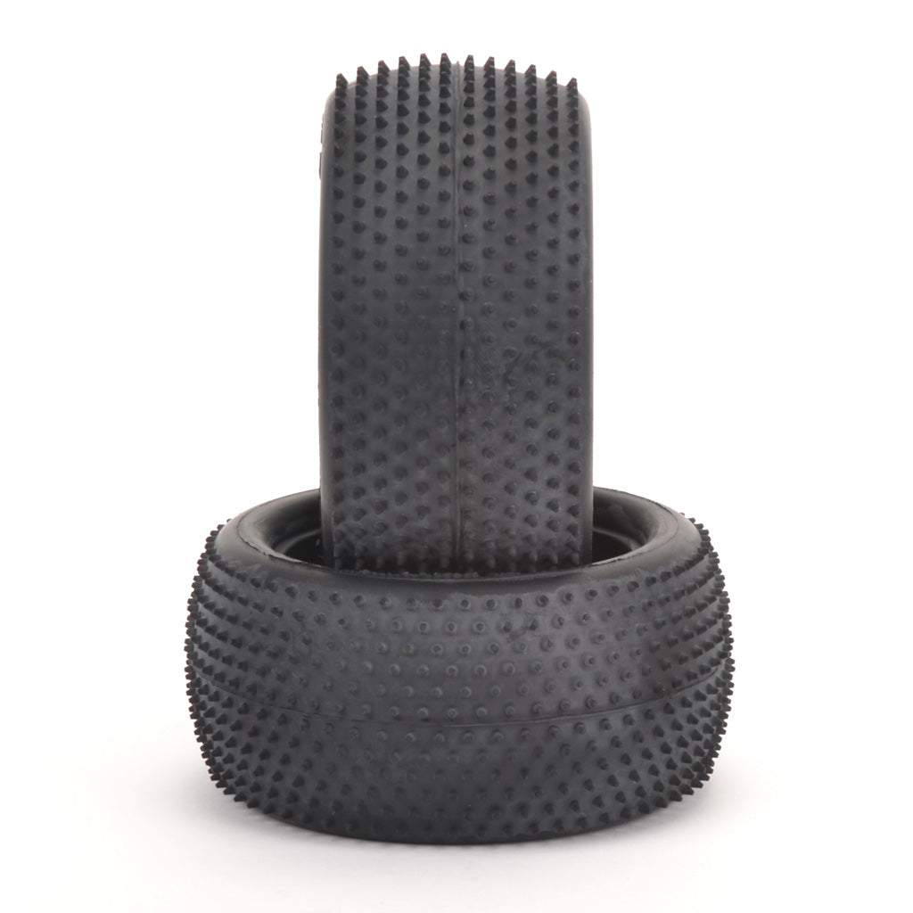 SCHU6608 U6608 Mini Pin 1/10 Buggy Tire, Yellow, Rear (2)