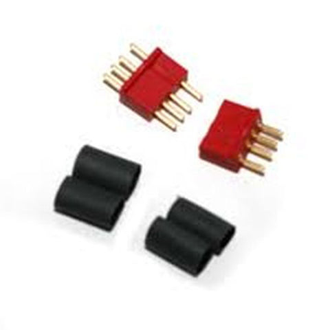 Deans 1242 Micro 4R Red Connector Plug